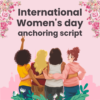 International Women's day anchoring script